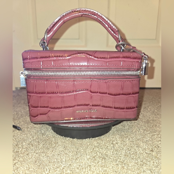 NWT Michael Kors Jana Leather Croc Embossed Crossbody Bag - Picture 4 of 11